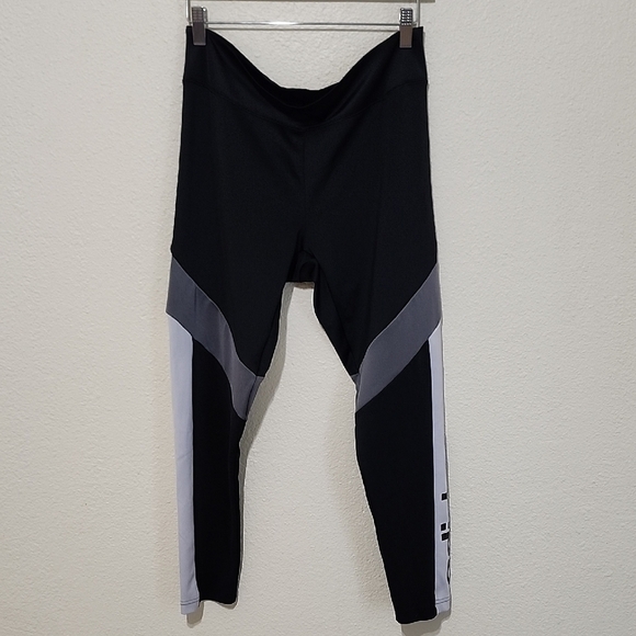 adidas Pants - Adidas Black and Gray Leggings